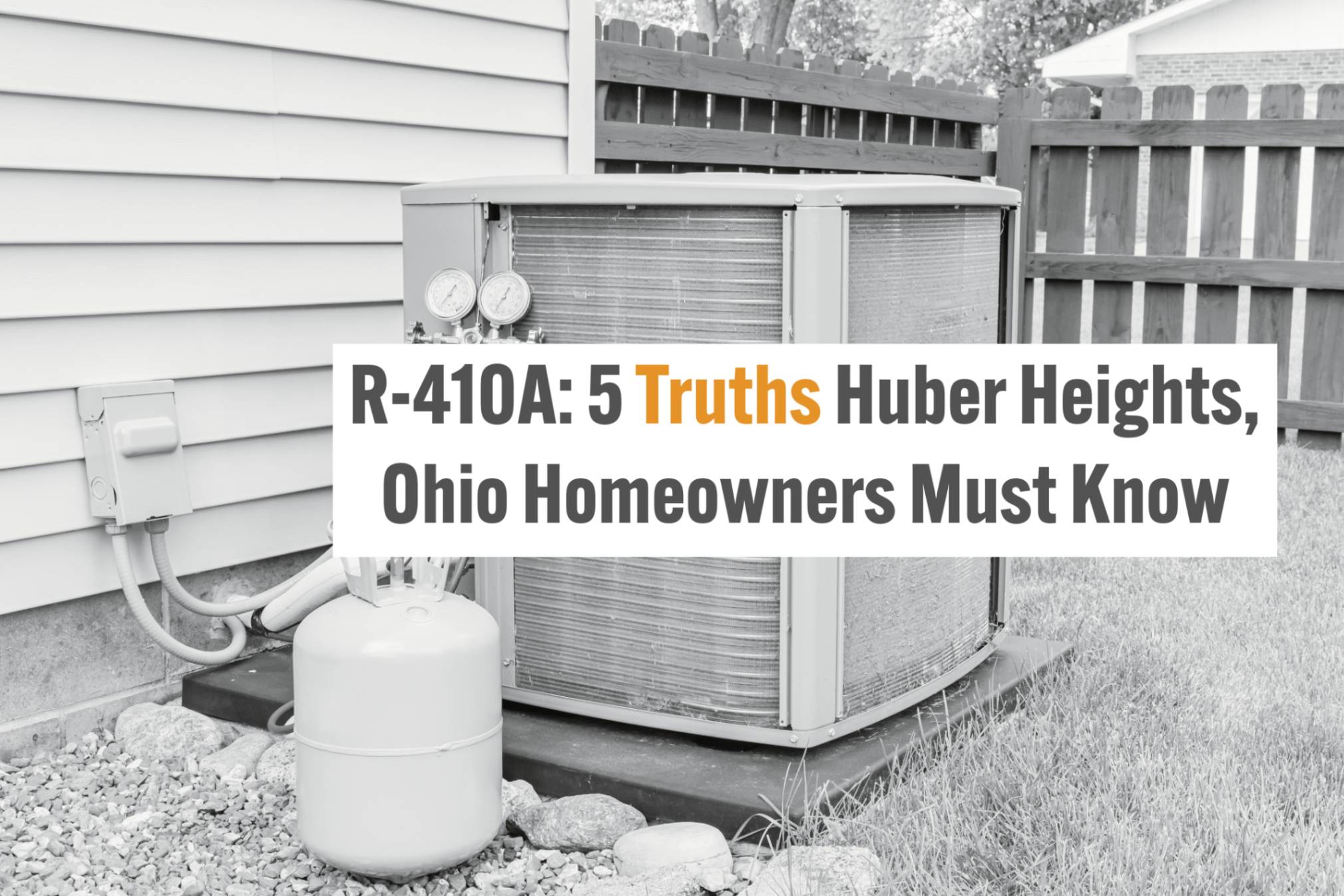 Huber-Heights, Ohio HVAC blog on R-410A refrigerant and its phase-out.